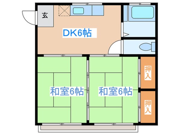 柴田コーポの物件間取画像